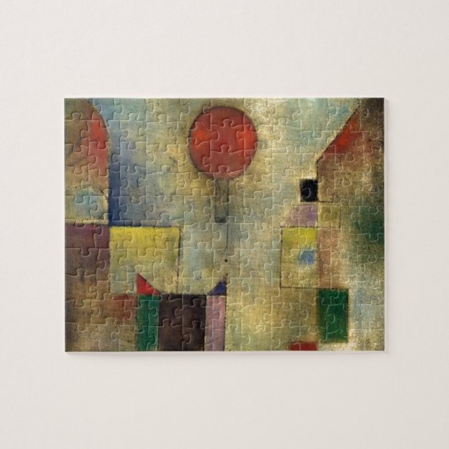 Paul Klee Red Balloon Abstract Art Painting Jigsaw Puzzle (Horizontal)