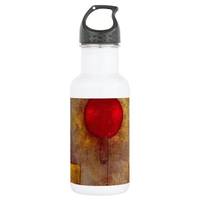Paul Klee Red Balloon Abstract Colourful Art  532 Ml Water Bottle (Front)