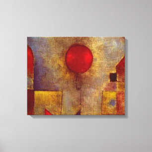 Paul Klee Red Balloon Abstract Colourful Art  Canvas Print