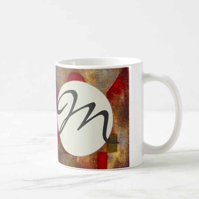 Paul Klee Red Balloon Abstract Colourful Art  Coffee Mug (Right)