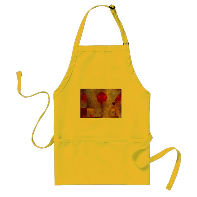 Paul Klee Red Balloon Abstract Colourful Art  Standard Apron (Front)