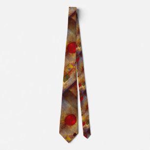 Paul Klee Red Balloon Abstract Colourful Art  Tie