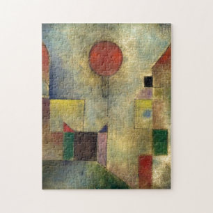 Paul Klee Red Balloon Abstract Painting Jigsaw Puzzle