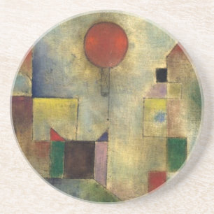 Paul Klee Red Balloon Coaster