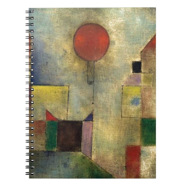 Paul Klee Red Balloon Notebook (Front)