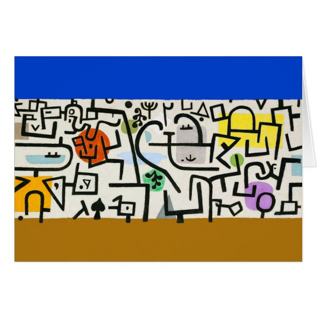 Paul Klee Rich Harbour Abstract Expressionism (Front Horizontal)