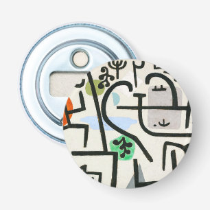Paul Klee Rich Harbour Abstract Expressionism Bottle Opener