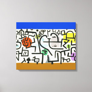 Paul Klee Rich Harbour Abstract Expressionism Canvas Print
