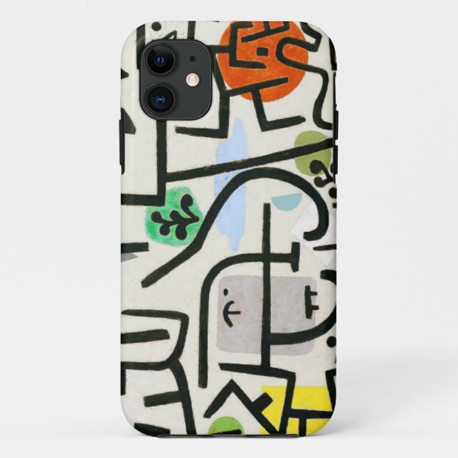 Paul Klee Rich Harbour Abstract Expressionism Case-Mate iPhone Case (Back)