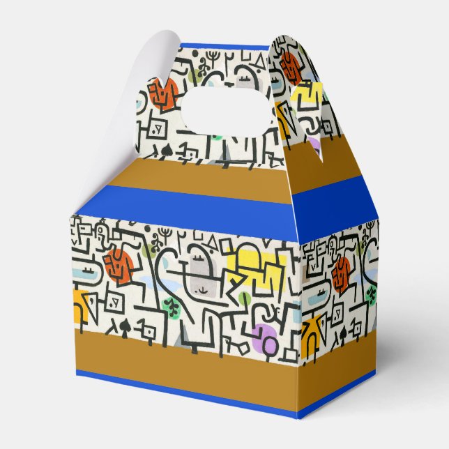 Paul Klee Rich Harbour Abstract Expressionism Favor Box (Front Side)