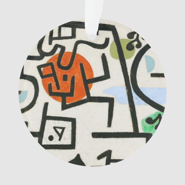 Paul Klee Rich Harbour Abstract Expressionism Ornament (Front)