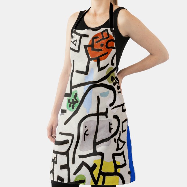 Paul Klee "Rich Port"  Modern Abstract Apron (Insitu)