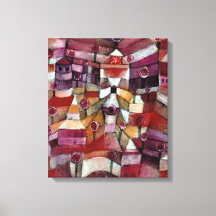 Paul Klee Rose Garden Canvas Print
