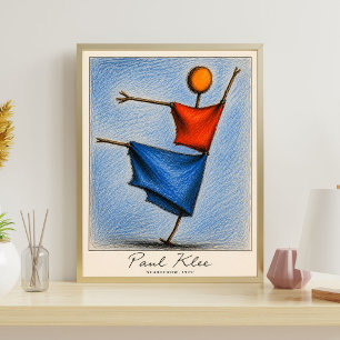 Paul Klee Scarecrow Poster Abstract Modernist Art