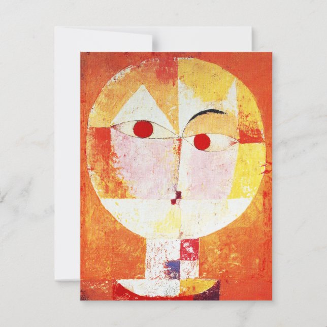 Paul Klee Senecio Invitations (Front)