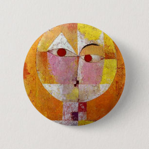 Paul Klee Senecio Painting 2 Inch Round Button
