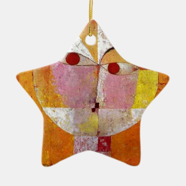 Paul Klee Senecio Painting Ceramic Ornament (Front)