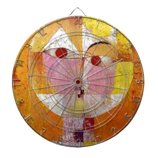 Paul Klee Senecio Painting Dartboard (Front)