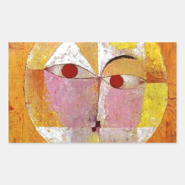 Paul Klee Senecio Painting Sticker (Front)