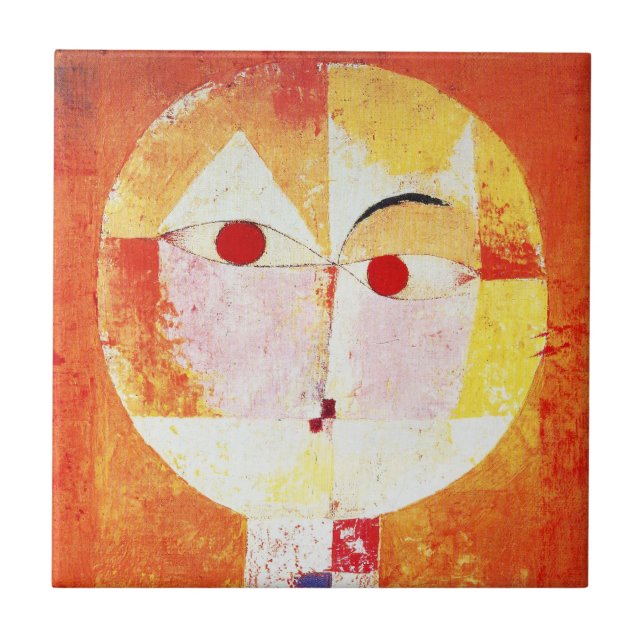 Paul Klee Senecio Tile (Front)