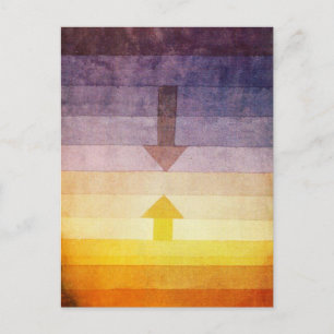 Paul Klee Séparation dans la carte postale du soir