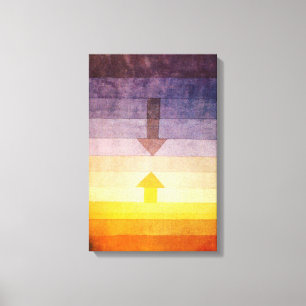Paul Klee Separation in the Evening Canvas Wrap Print