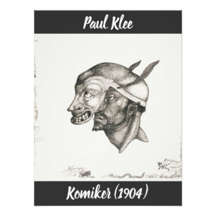 Paul Klee Sketch Komiker (the Mask) Photo Print