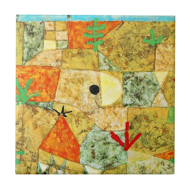 Paul Klee - Southern Gardens, Tile (Front)