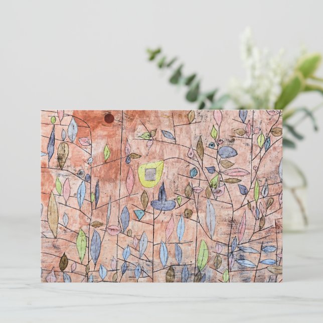 Paul Klee - Sparse Foliage Card (Standing Front)