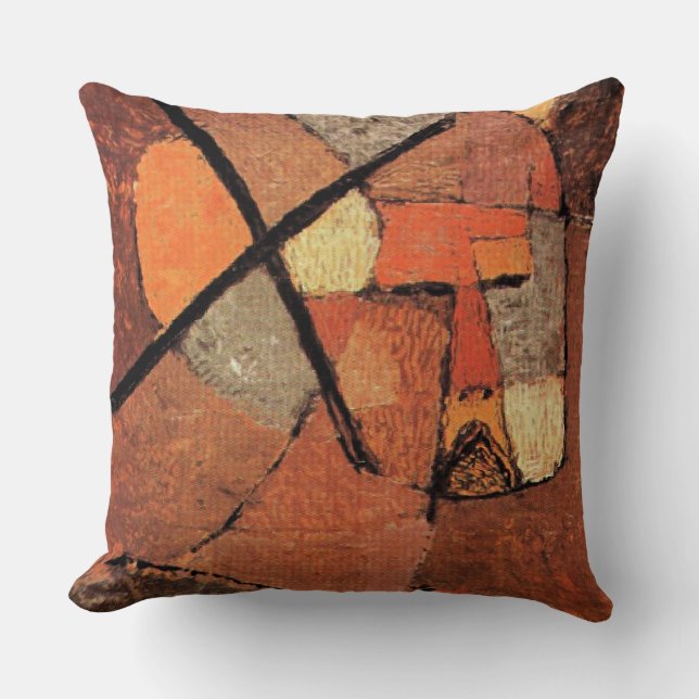 Paul Klee, Struck from the List, Throw Pillow (Front)