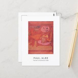 Paul Klee, The Man of Confusion - Abstract Art Postcard