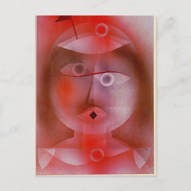 Paul Klee: The Mask with the Little Flag Postcard (Front)