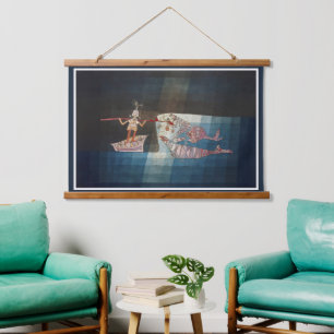 Paul Klee The Seafarer Abstract Nautical Poster Hanging Tapestry