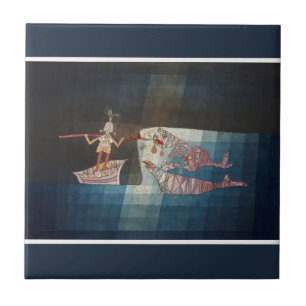 Paul Klee The Seafarer Abstract Nautical Poster Tile