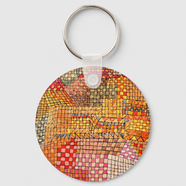 Paul Klee - Town Castle Kr. Keychain (Front)