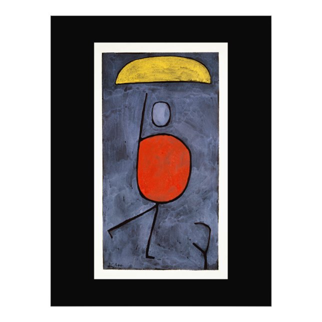 Paul Klee - With Umbrella Photo Print (Front)