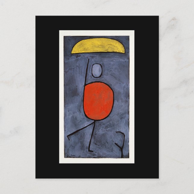 Paul Klee - With Umbrella Postcard (Front)