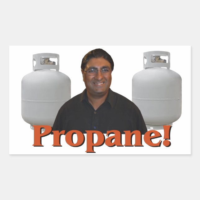 Paul Lall - Propane Sticker! Sticker (Front)
