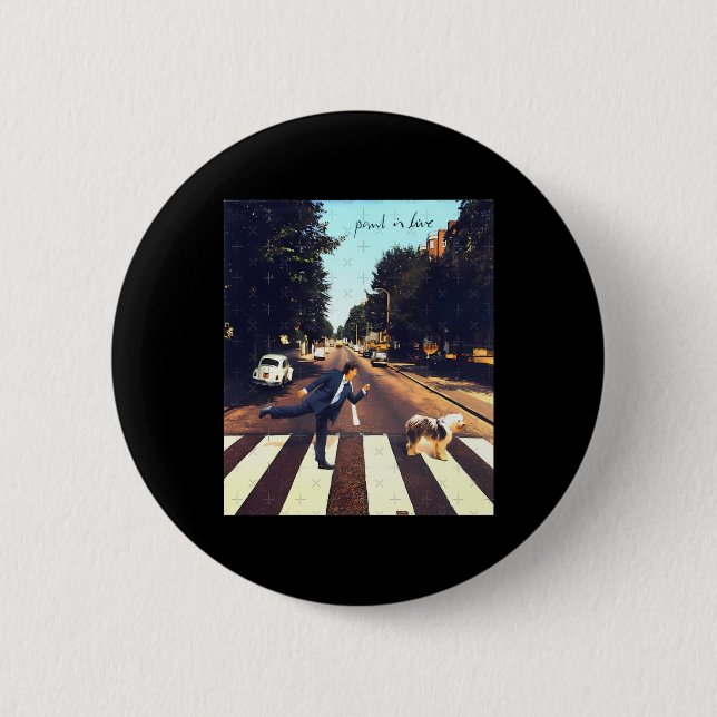 Paul Mccartney Sticker1  2 Inch Round Button (Front)