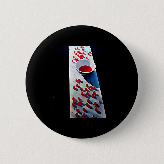 Paul Mccartney Sticker3  2 Inch Round Button (Front)