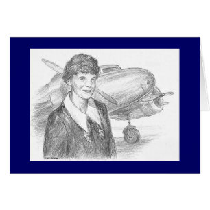 Paul McGehee "Amelia Earhart" Card