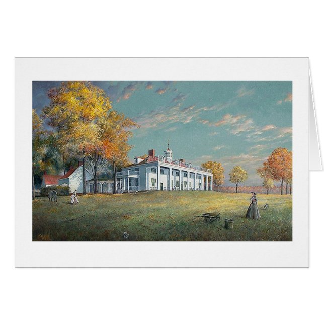 Paul McGehee "Autumn at Mount Vernon" Card (Front Horizontal)