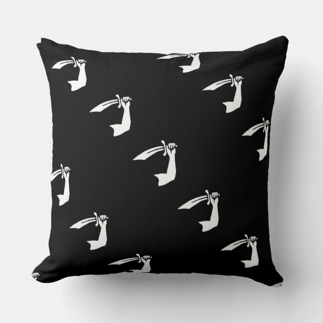 Paul McGehee "Capt. Thomas Tew" Pirate Pillow (Front)