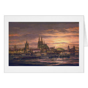 Paul McGehee "Cologne carte sur Rhin"