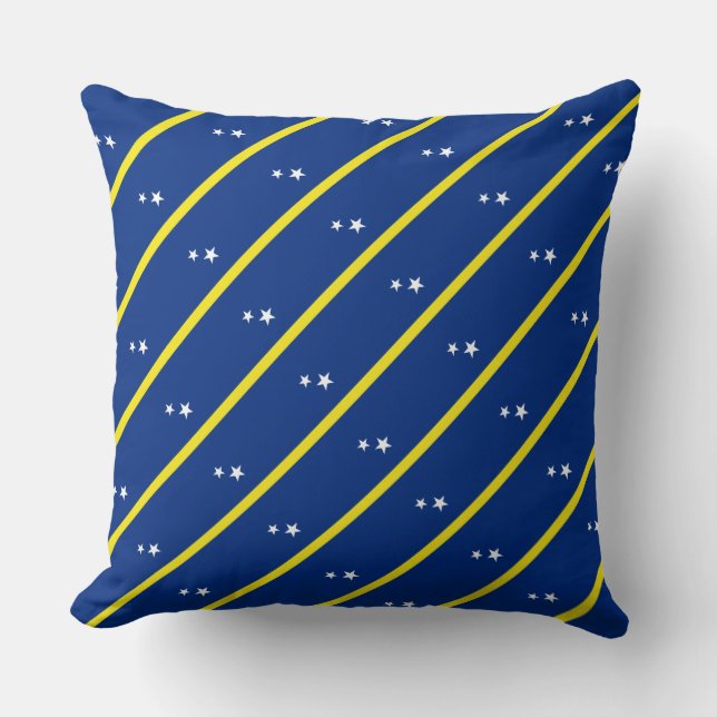 Paul McGehee "Curacao Flag" Pillow (Front)