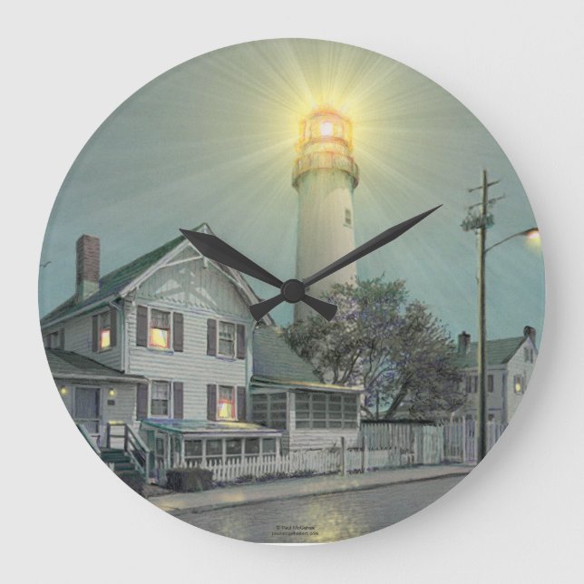 Paul McGehee "Fenwick Island Lighthouse" Clock (Front)