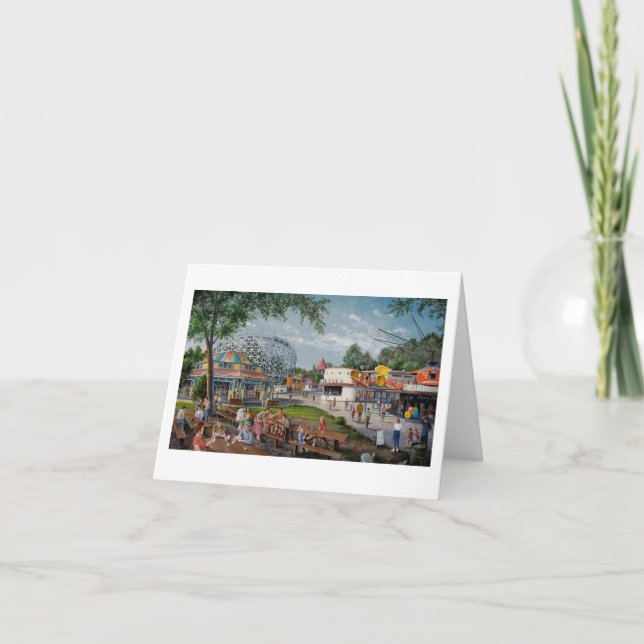 Paul McGehee "Glen Echo Amusement Park" Card (Front)