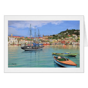 Paul McGehee "Grenada - St. George's Harbour" Card