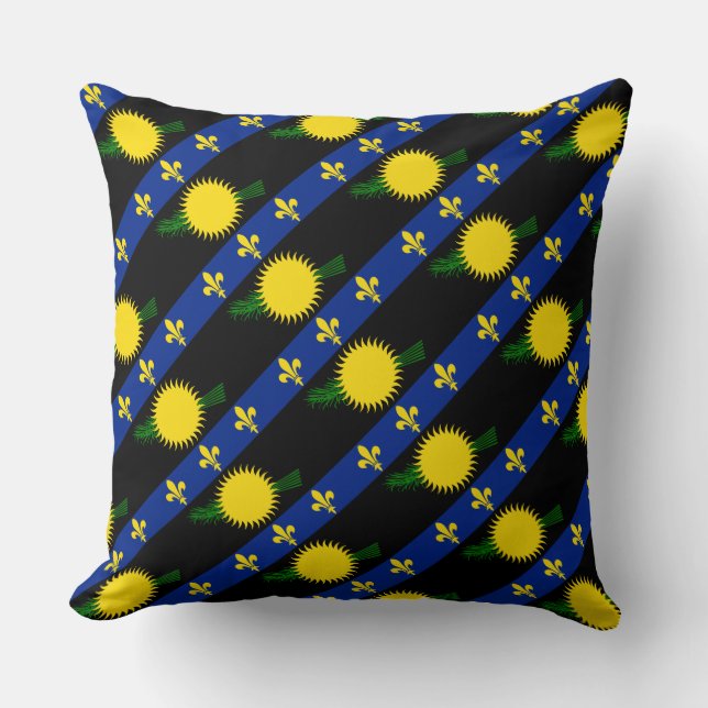 Paul McGehee "Guadeloupe Flag" Pillow (Front)
