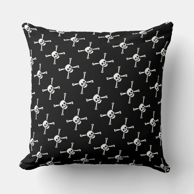 Paul McGehee "Jolly Roger" Pirate Pillow (Front)